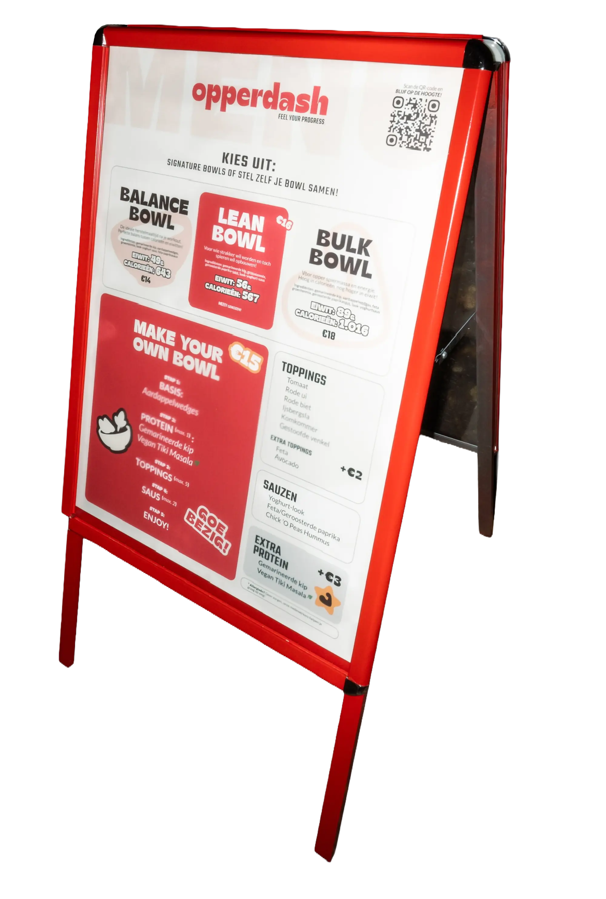 OpperDash menu sign