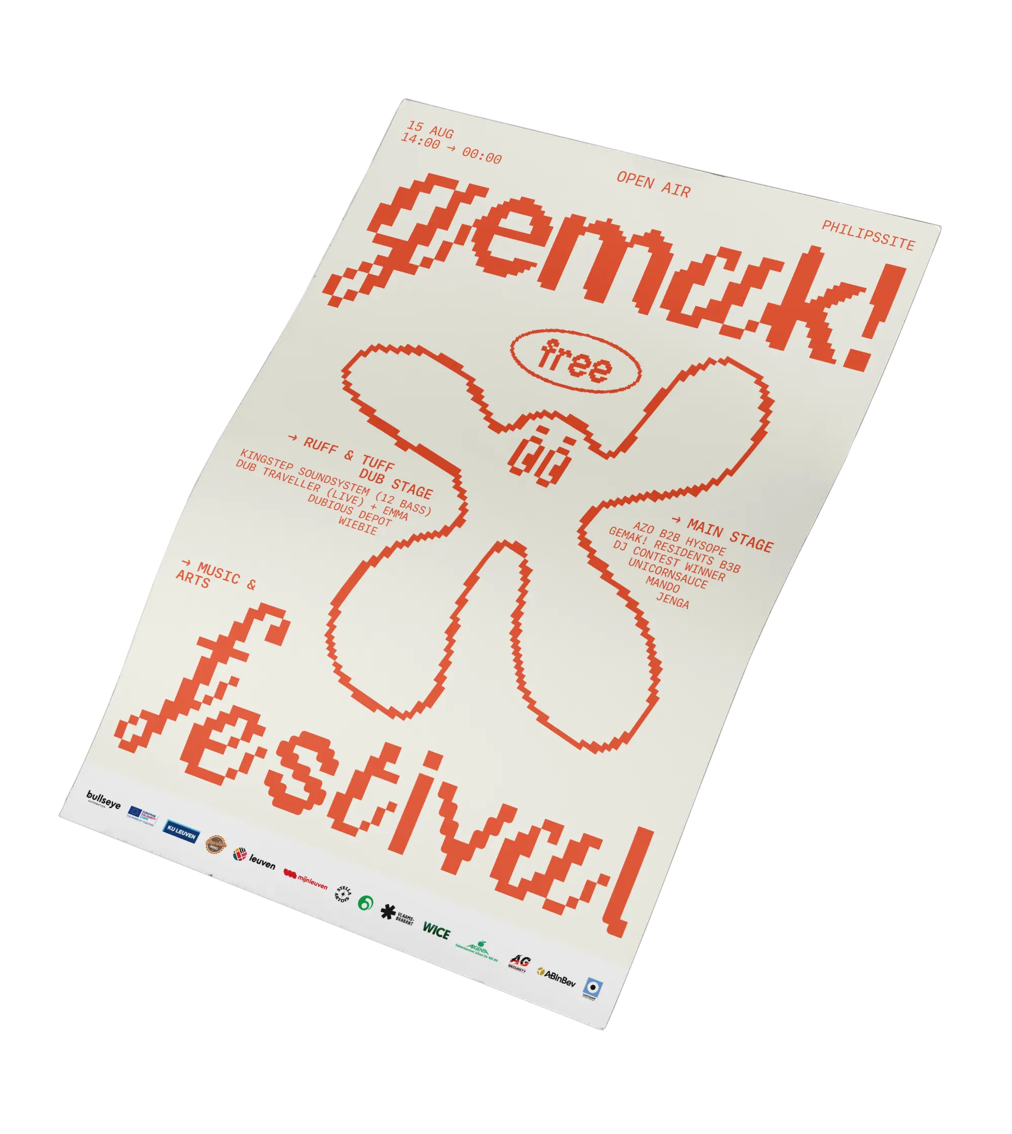 gemak! festival poster design