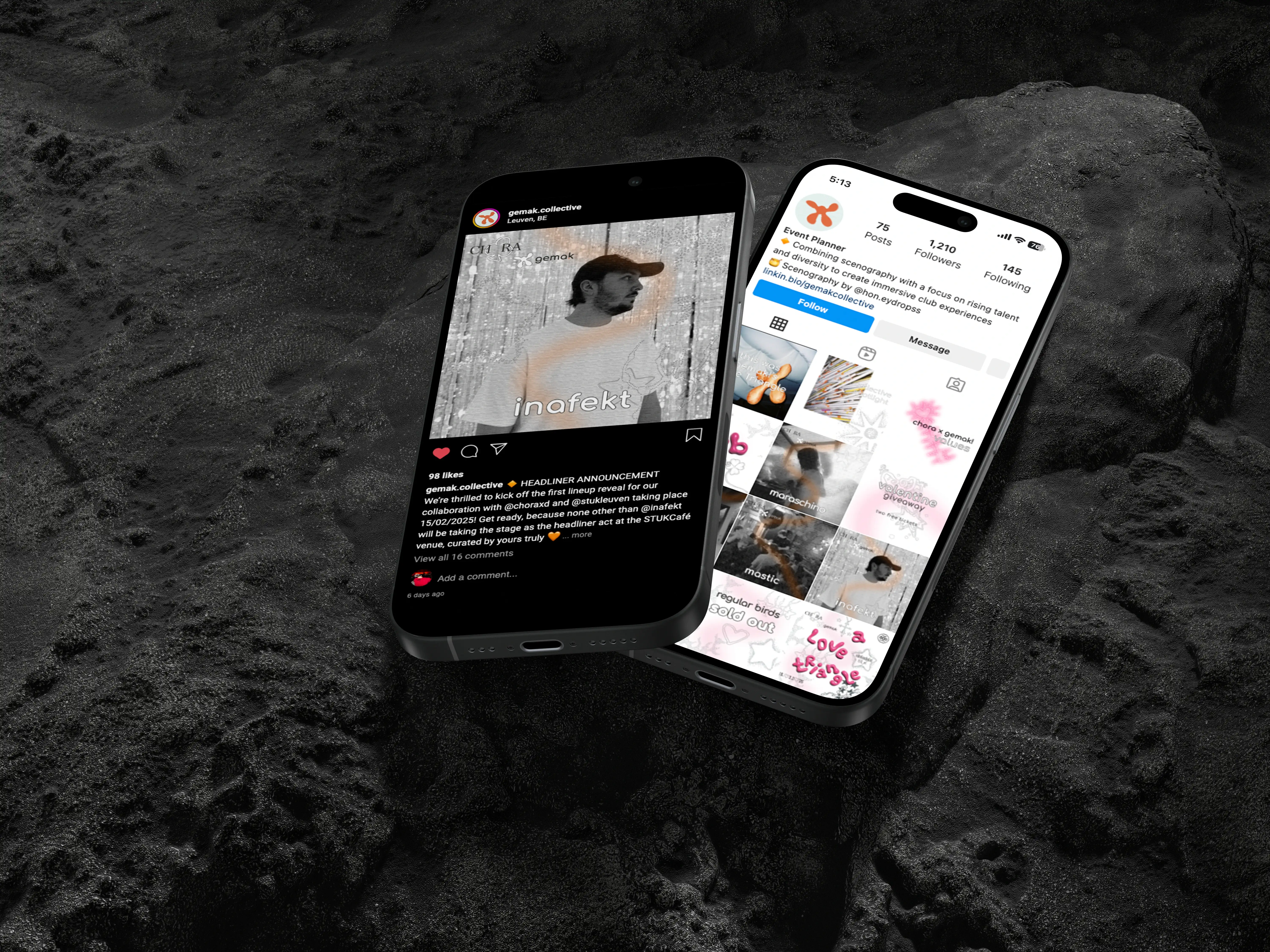 ...social media iphone mockup