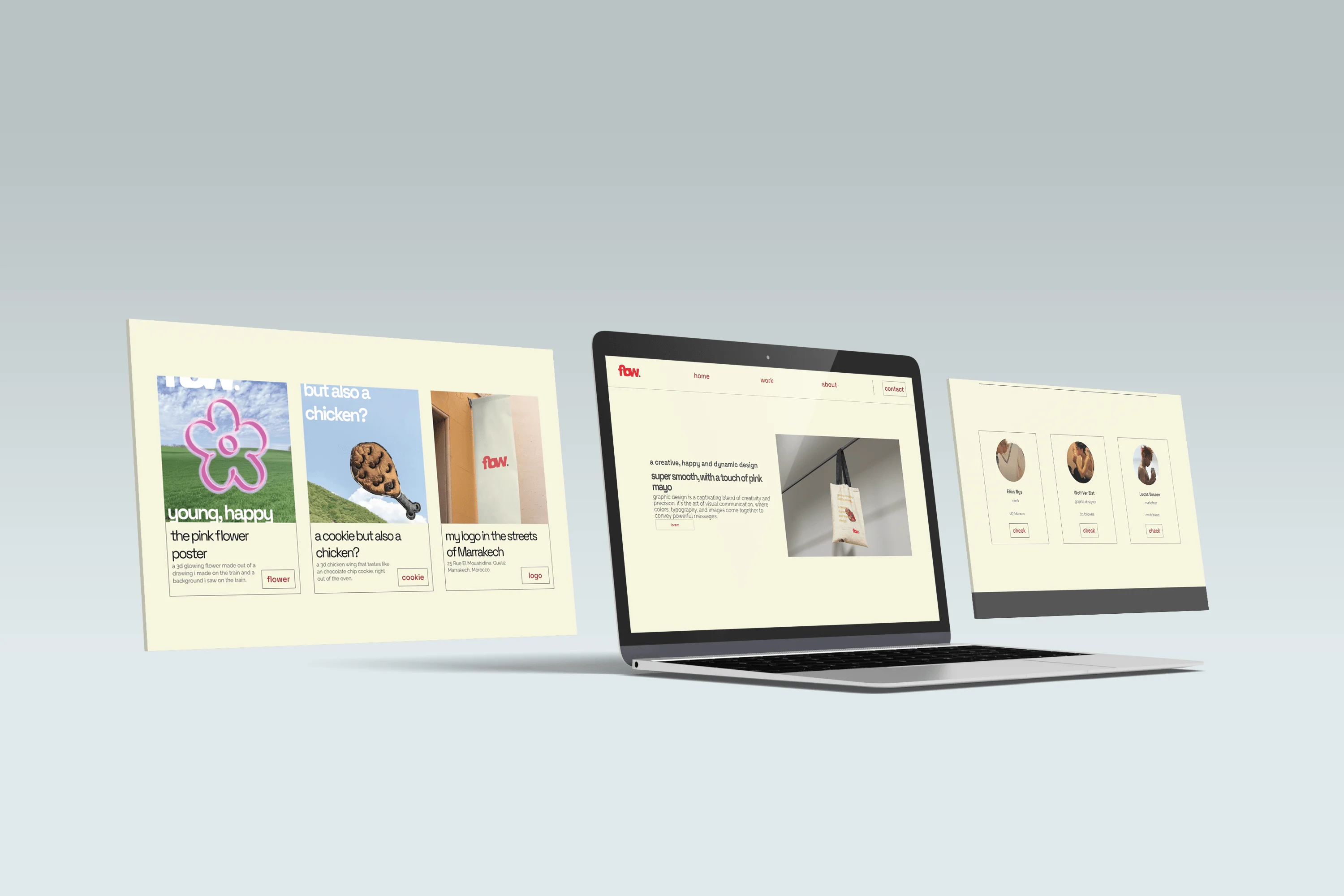 ...flow. website mockup